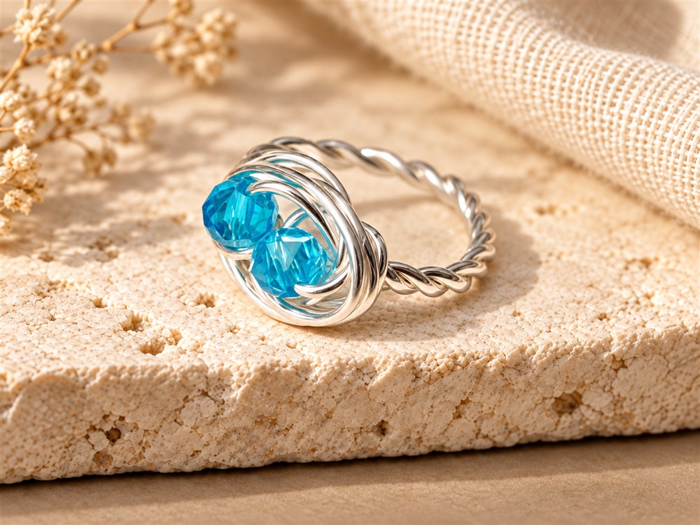 Ring Nr. 14 – Blaues Funkeln